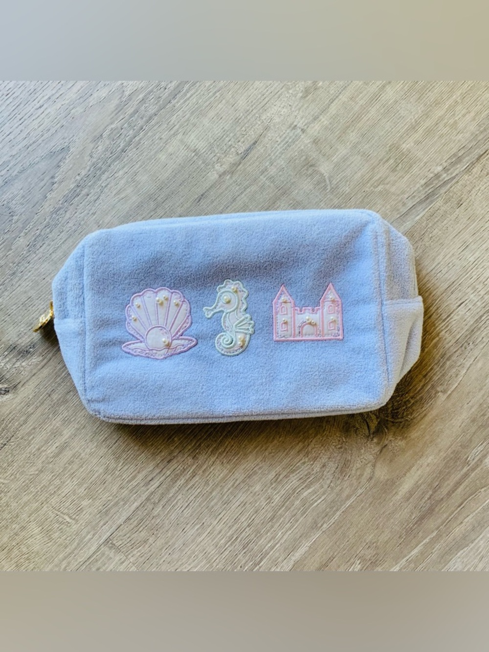 Stoney Clover Lane Terry Cloth Insulated Medium Pouch Bag OS